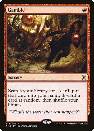 Gamble Eternal Masters Magic card