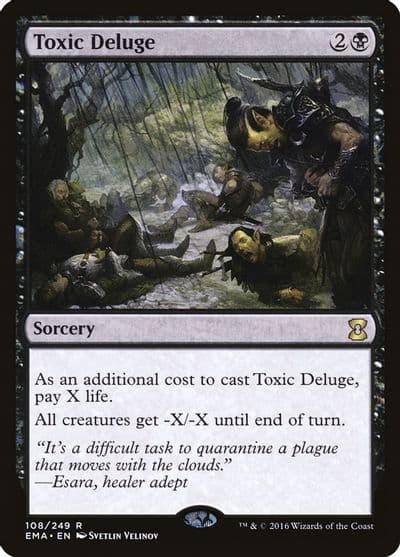 Toxic Deluge Eternal Masters Magic card