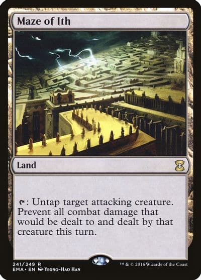 Maze of Ith Eternal Masters Magic card