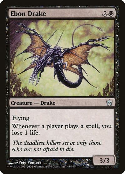 Ebon Drake Fifth Dawn Magic card