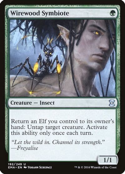 Wirewood Symbiote Eternal Masters Magic card