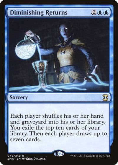 Diminishing Returns Eternal Masters Magic card