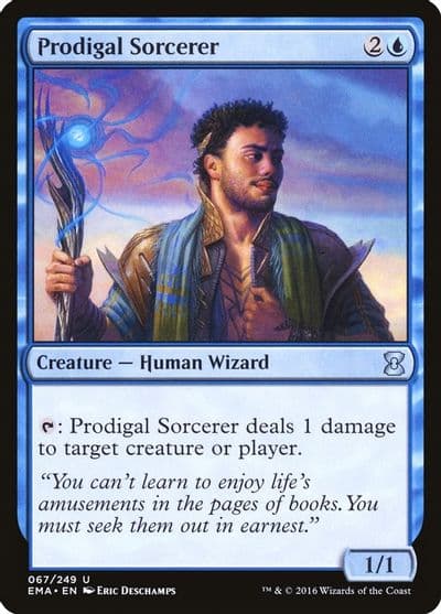 Prodigal Sorcerer Eternal Masters Magic card