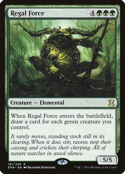 Regal Force Eternal Masters Magic card