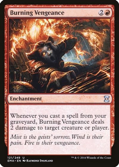 Burning Vengeance Eternal Masters Magic card