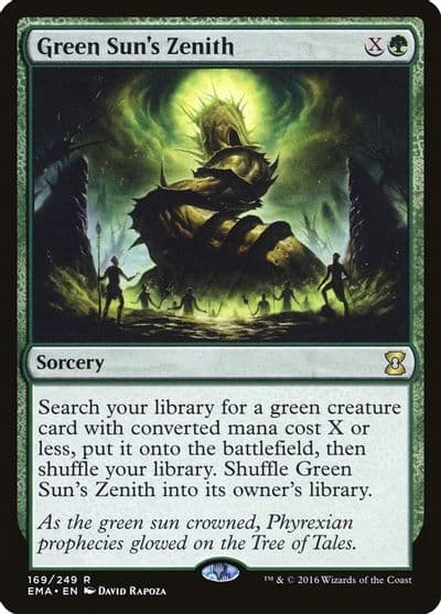 Green Suns Zenith Eternal Masters Magic card
