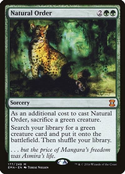 Natural Order Eternal Masters Magic card