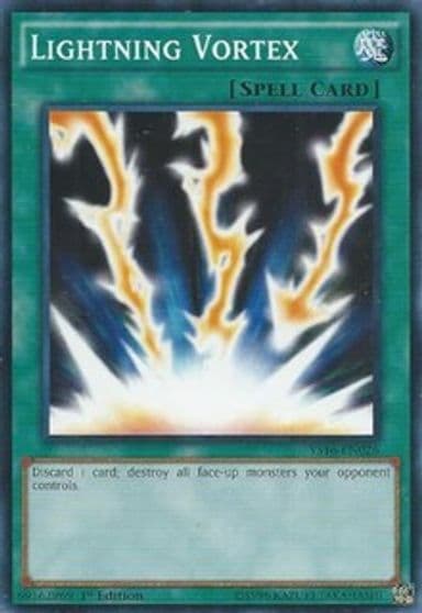 Lightning Vortex Starter Deck: Yuya Yu-Gi-Oh! card