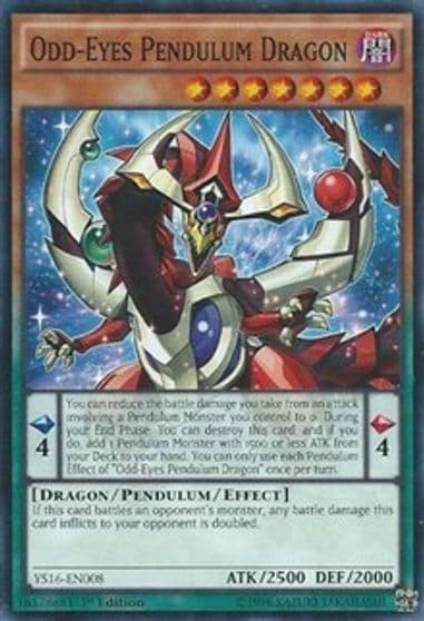 Odd Eyes Pendulum Dragon Starter Deck: Yuya Yu-Gi-Oh! card
