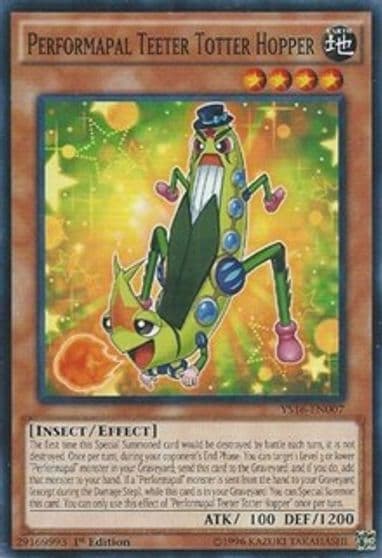 Performapal Teeter Totter Hopper Starter Deck: Yuya Yu-Gi-Oh! card