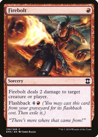 Firebolt Eternal Masters Magic card