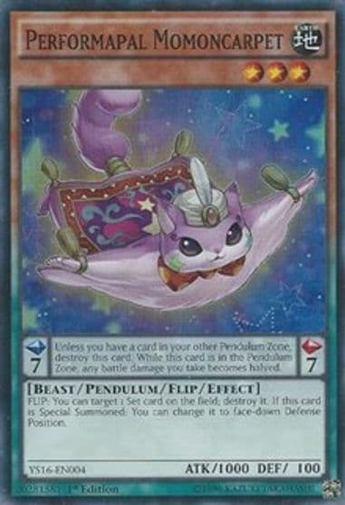 Performapal Momoncarpet Starter Deck: Yuya Yu-Gi-Oh! card