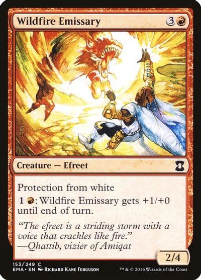 Wildfire Emissary Eternal Masters Magic card