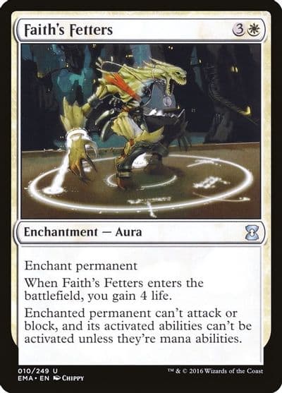 Faiths Fetters Eternal Masters Magic card