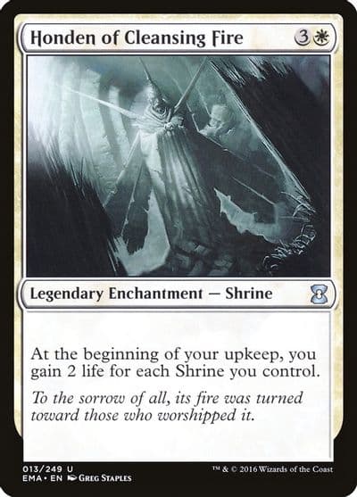Honden of Cleansing Fire Eternal Masters Magic card