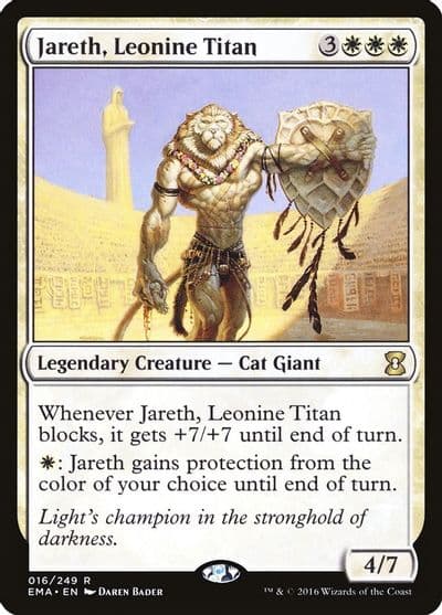 Jareth Leonine Titan Eternal Masters Magic card