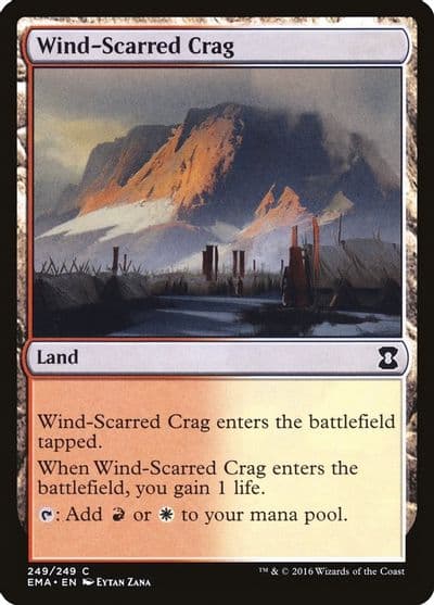 Wind Scarred Crag Eternal Masters Magic card
