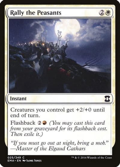Rally the Peasants Eternal Masters Magic card