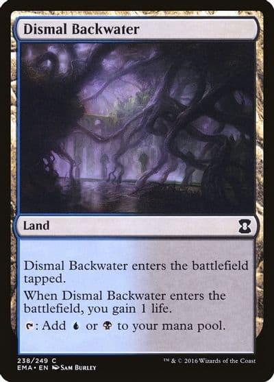 Dismal Backwater Eternal Masters Magic card