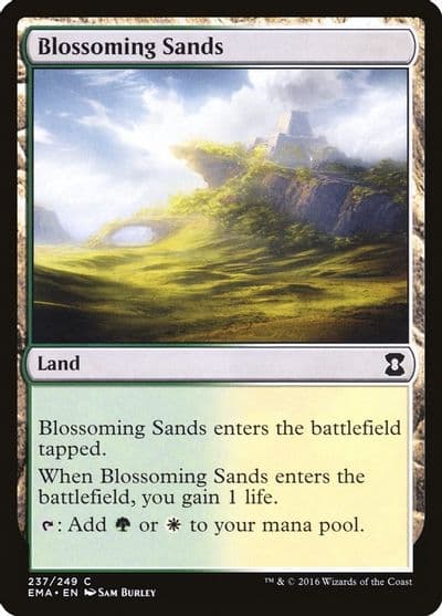 Blossoming Sands Eternal Masters Magic card