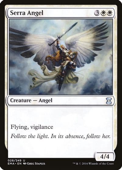 Serra Angel Eternal Masters Magic card