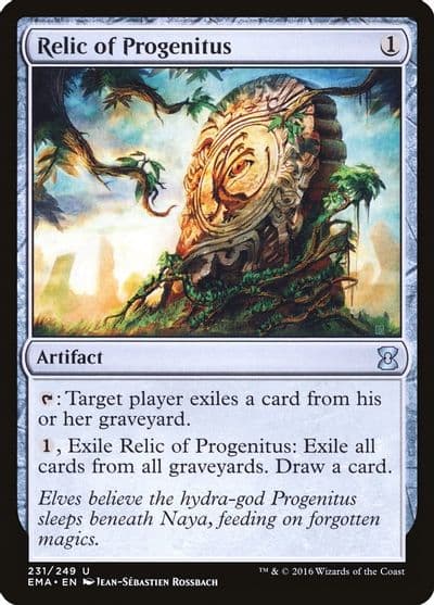 Relic of Progenitus Eternal Masters Magic card