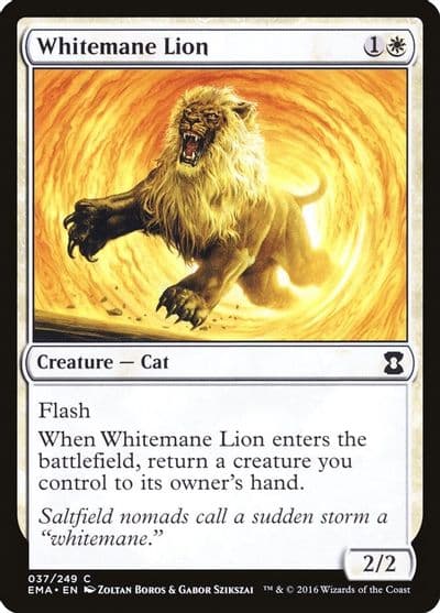 Whitemane Lion Eternal Masters Magic card