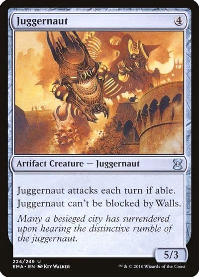 Juggernaut Eternal Masters Magic card
