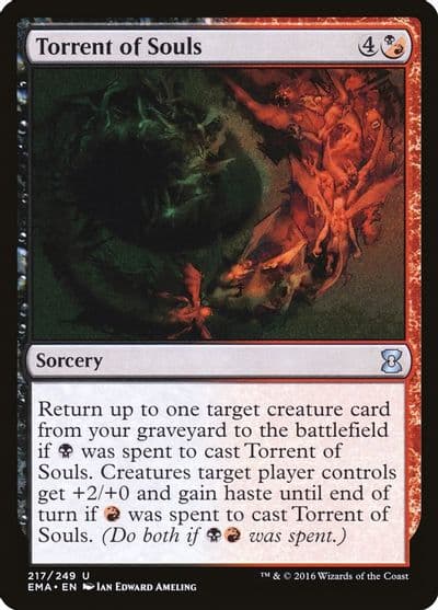 Torrent of Souls Eternal Masters Magic card