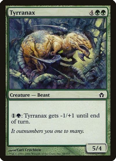Tyrranax Fifth Dawn Magic card