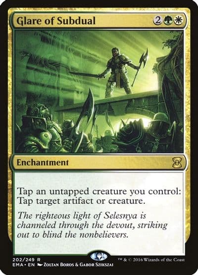 Glare of Subdual Eternal Masters Magic card