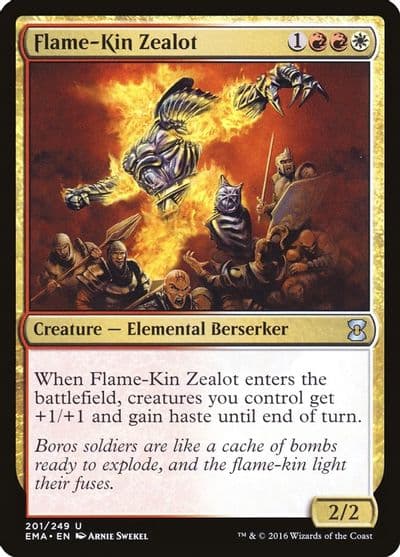 Flame Kin Zealot Eternal Masters Magic card