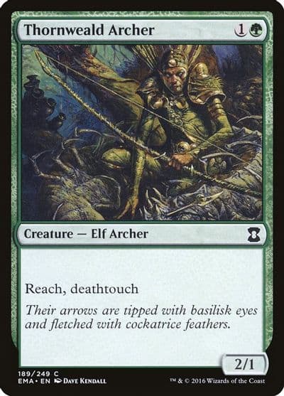 Thornweald Archer Eternal Masters Magic card