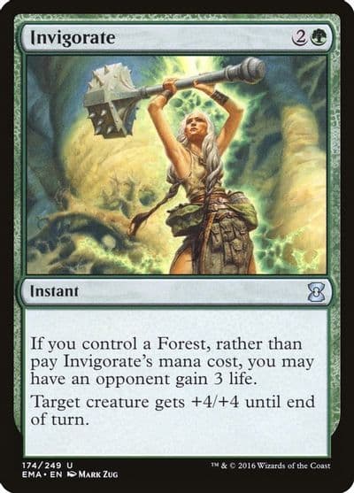 Invigorate Eternal Masters Magic card