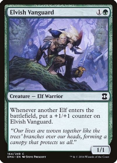 Elvish Vanguard Eternal Masters Magic card