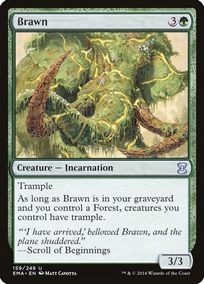 Brawn Eternal Masters Magic card