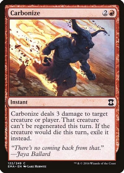 Carbonize Eternal Masters Magic card
