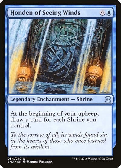 Honden of Seeing Winds Eternal Masters Magic card