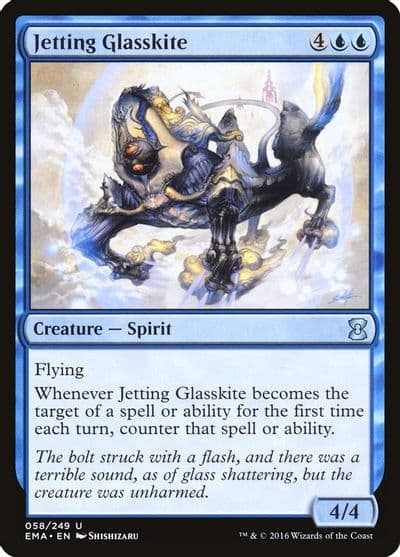 Jetting Glasskite Eternal Masters Magic card