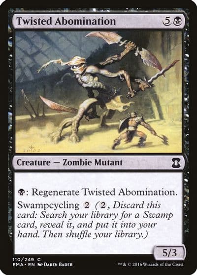 Twisted Abomination Eternal Masters Magic card