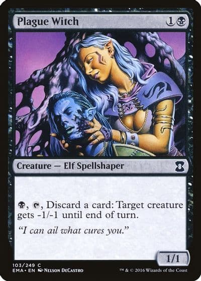 Plague Witch Eternal Masters Magic card