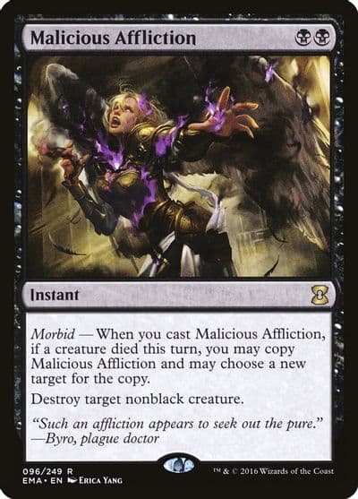 Malicious Affliction Eternal Masters Magic card
