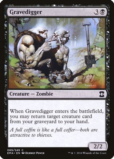 Gravedigger Eternal Masters Magic card