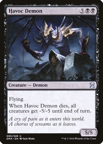 Havoc Demon Eternal Masters Magic card