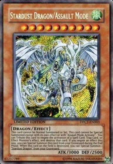 Stardust Dragon Assault Mode Secret Duelist Pack Collection Tin Yu-Gi-Oh! card