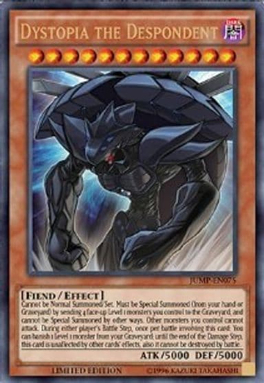 Dystopia the Despondent Shonen Jump Magazine Promos Yu-Gi-Oh! card