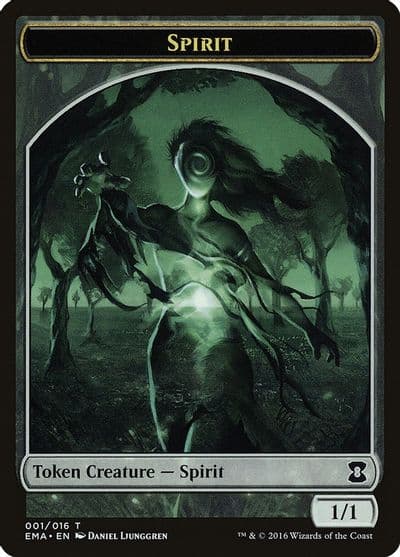 Spirit Token 001 Eternal Masters Magic card
