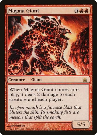 Magma Giant Fifth Dawn Magic card