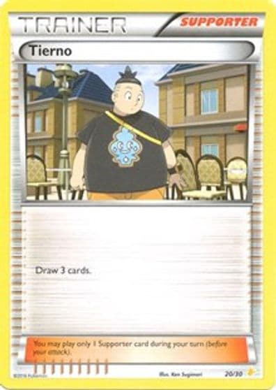 Tierno (20 - Pikachu Libre Deck) XY Trainer Kit: Pikachu Libre & Suicune Pokemon card