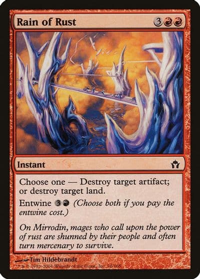 Rain of Rust Fifth Dawn Magic card
